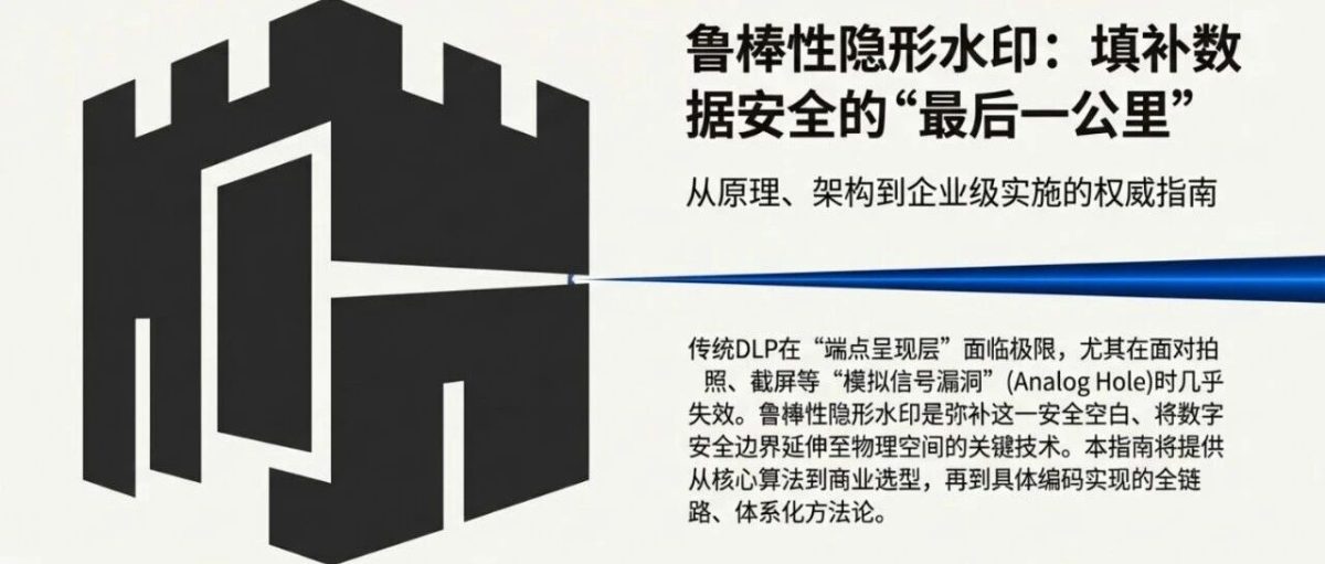 鲁棒性隐形水印技术深度研究报告：原理、架构与企业级实施指南